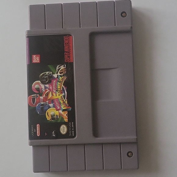 Mighty Morphin Power Rangers Super Nintendo Game Entertainment System 1991 - Picture 10 of 10